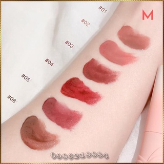 Son kem nơ maxfine lip gloss lâu trôi mịn môi căng bóng quyến rũ snm6 a6