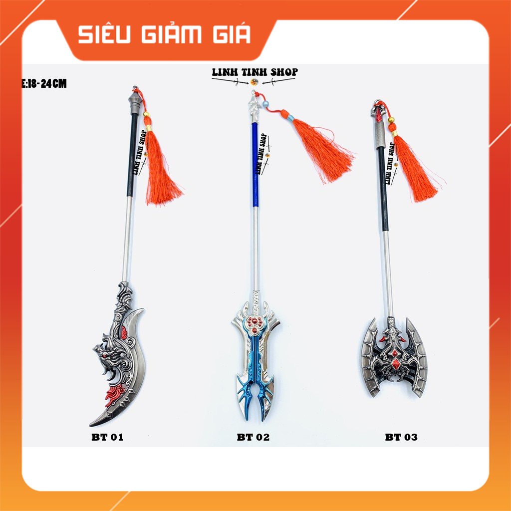 FREESHIP GIÁ RẺ NHẤT Mô hình trưng bày thương - đao tam quốc