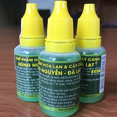 Chế Phẩm Sinh Học Hùng Nguyễn (chai 10ml) - Ra keike, kích rễ - chuyên dùng cho lan, hoa kiểng