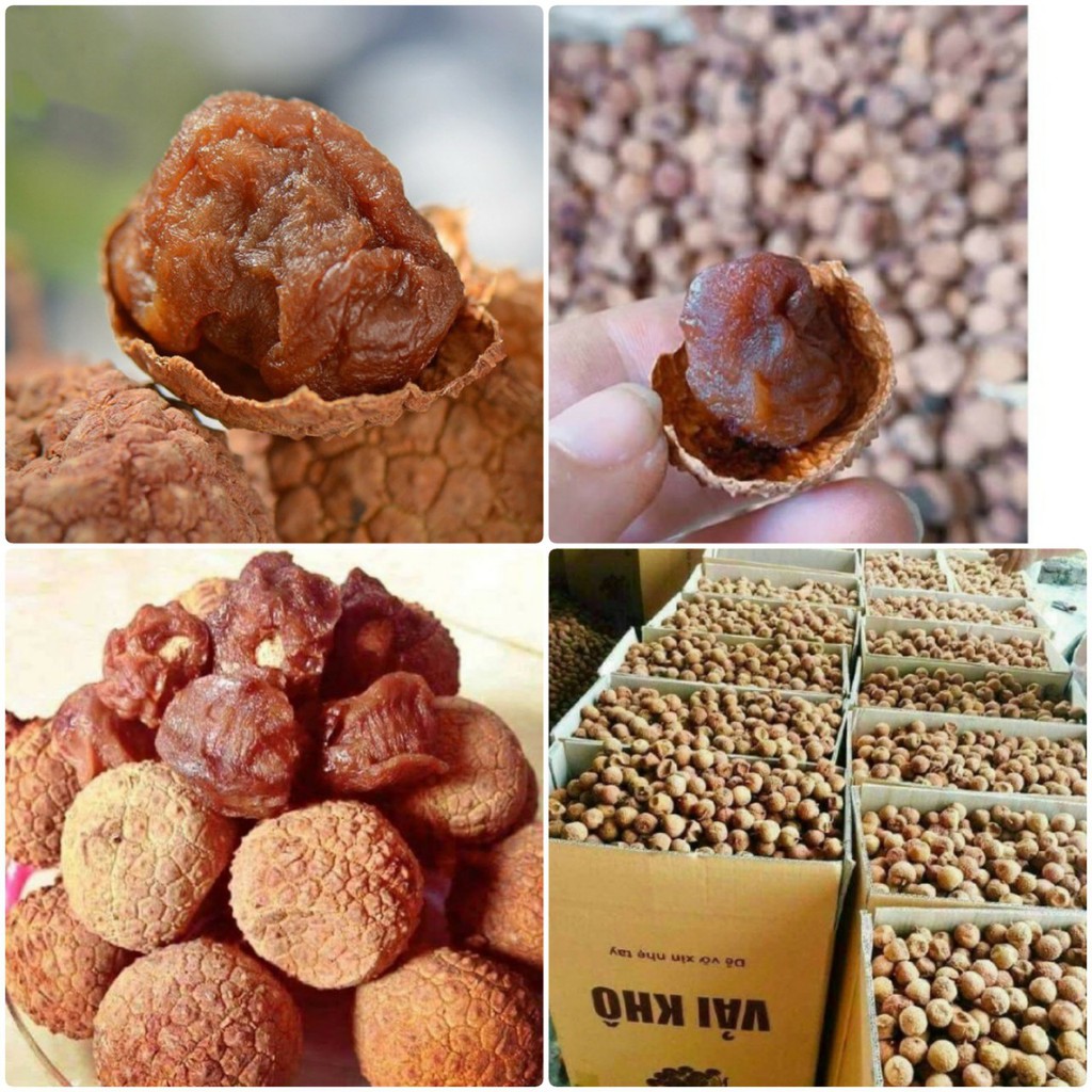 500G VẢI SẤY KHÔ BẮC GIANG loại ngon