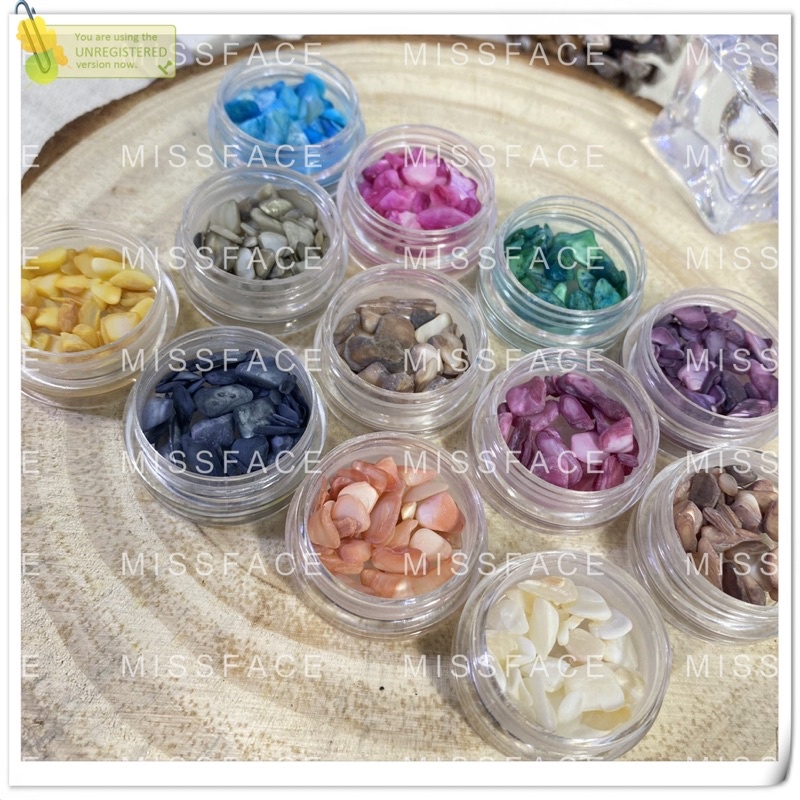 Set đá phong thủy set đá trang trí nail 3D