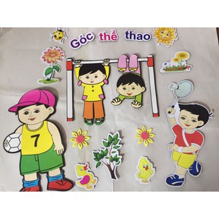 TRANH GÓC DECAL BỒI XỐP