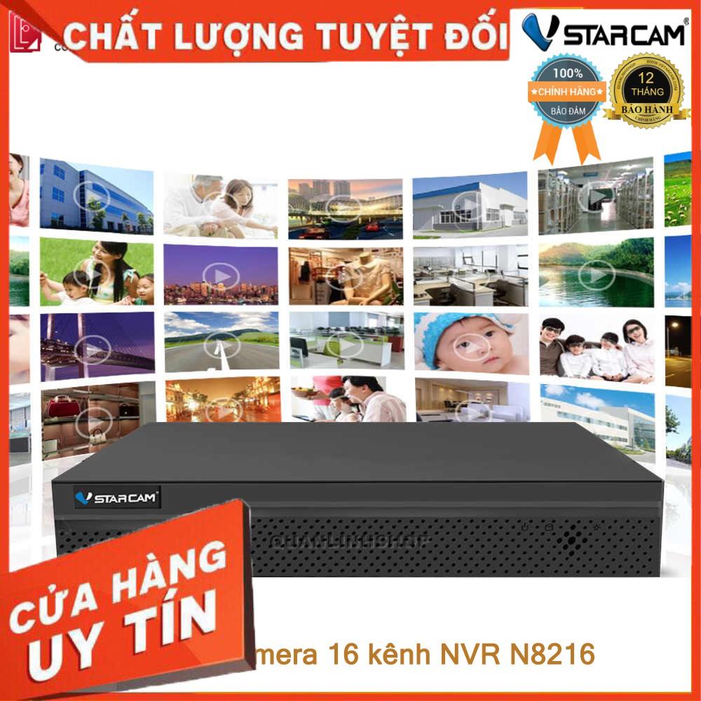 (giá khai trương) Đầu ghi hình camera IP 16 kênh Vstarcam N8216