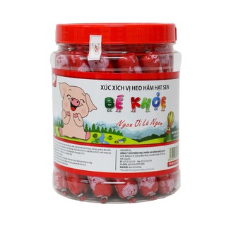 Xúc xích Ancofood bé khỏe - cây lẻ 30gr- vị heo hầm hạt sen