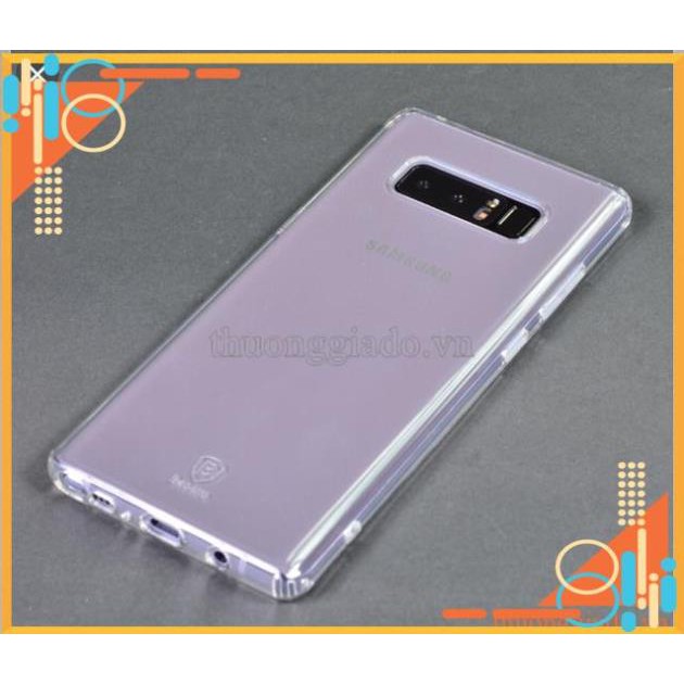 Ốp lưng silicon chống sốc Galaxy Note 8 hiệu Baseus trong suốt