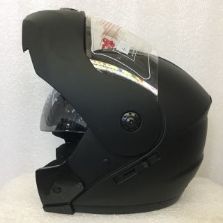Mũ bảo hiểm fullface moza lật hàm, 2 kính
