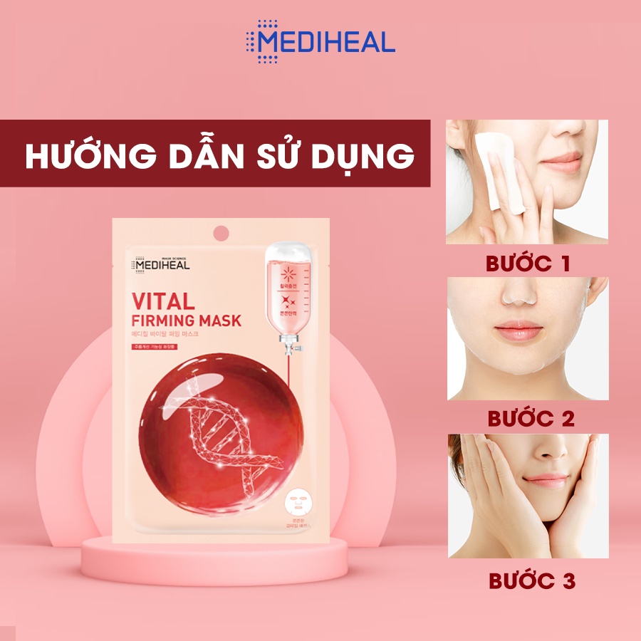 Mặt Nạ Làm Mịn, Đều Màu Da Mediheal Vital Firming Mask 20ml [K71]