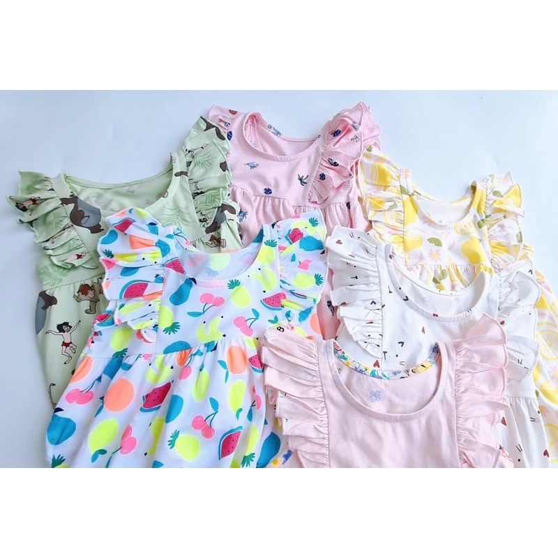 Váy bé gái siêu xinh xuất dư 1-6. Chọn màu