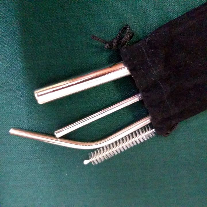 Phụ kiện 4 món ông hút cho ly yeti gồm 2 ống hút + 1 cọ rửa +1 ống hút lớn(dành cho ống trà sữa)