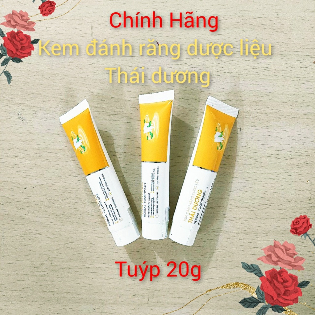 [ SALE SỐC] Kem đánh răng Thái Dương - TUBE 20G