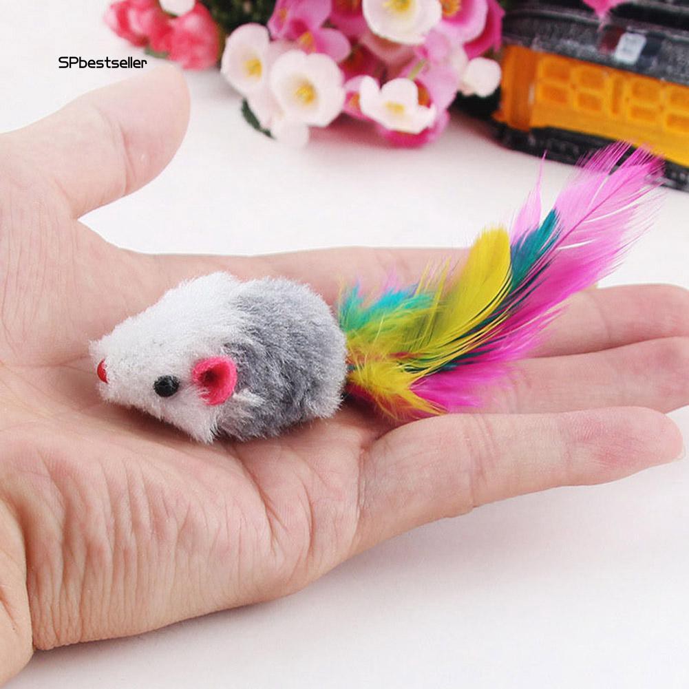 Set 10 đồ chơi hình chuột dành cho mèo con đầy độc đáo