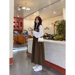 YẾM VÁY DÀI KAKI NÂU