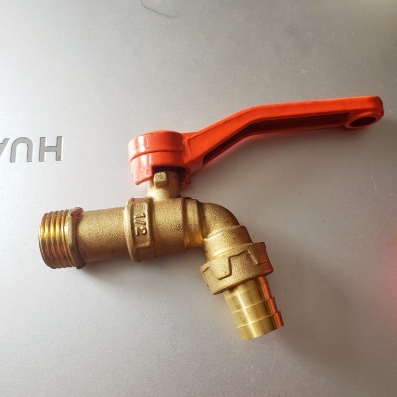 Vòi nước tay gạt, vòi đồng, vòi hồ tay gạt bằng đồng ren 21
