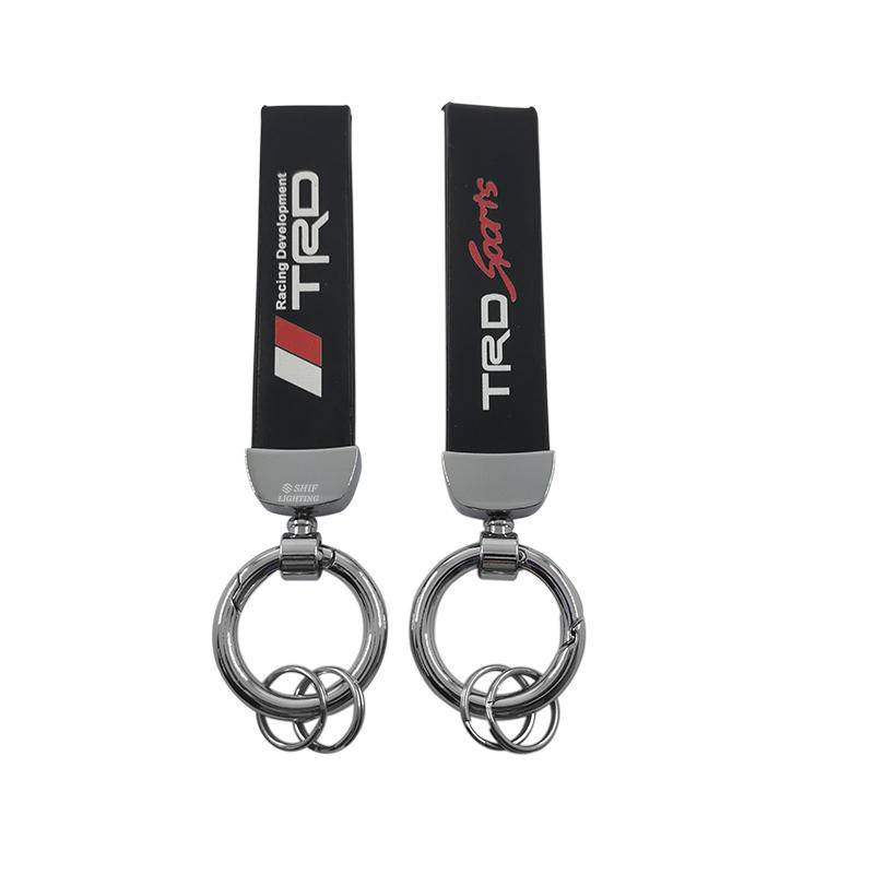 1 x Móc khóa logo xe hơi xe máy đua TRD TRD SPORT chất lượng cao