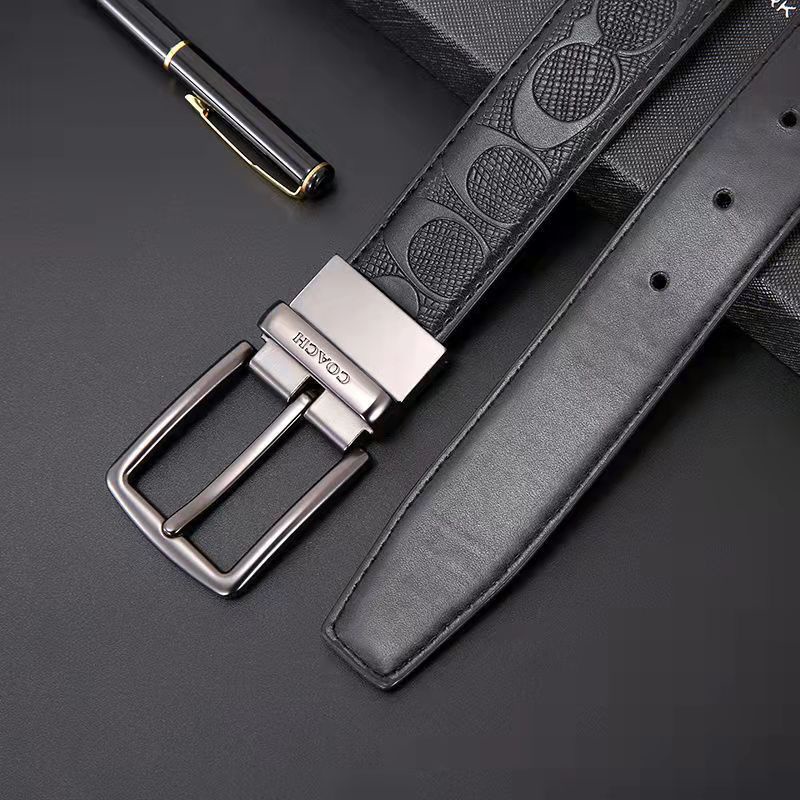 Thắt Lưng Da Nam 120Cm C0ACH Cổ Điển Không Kèm Hộp
