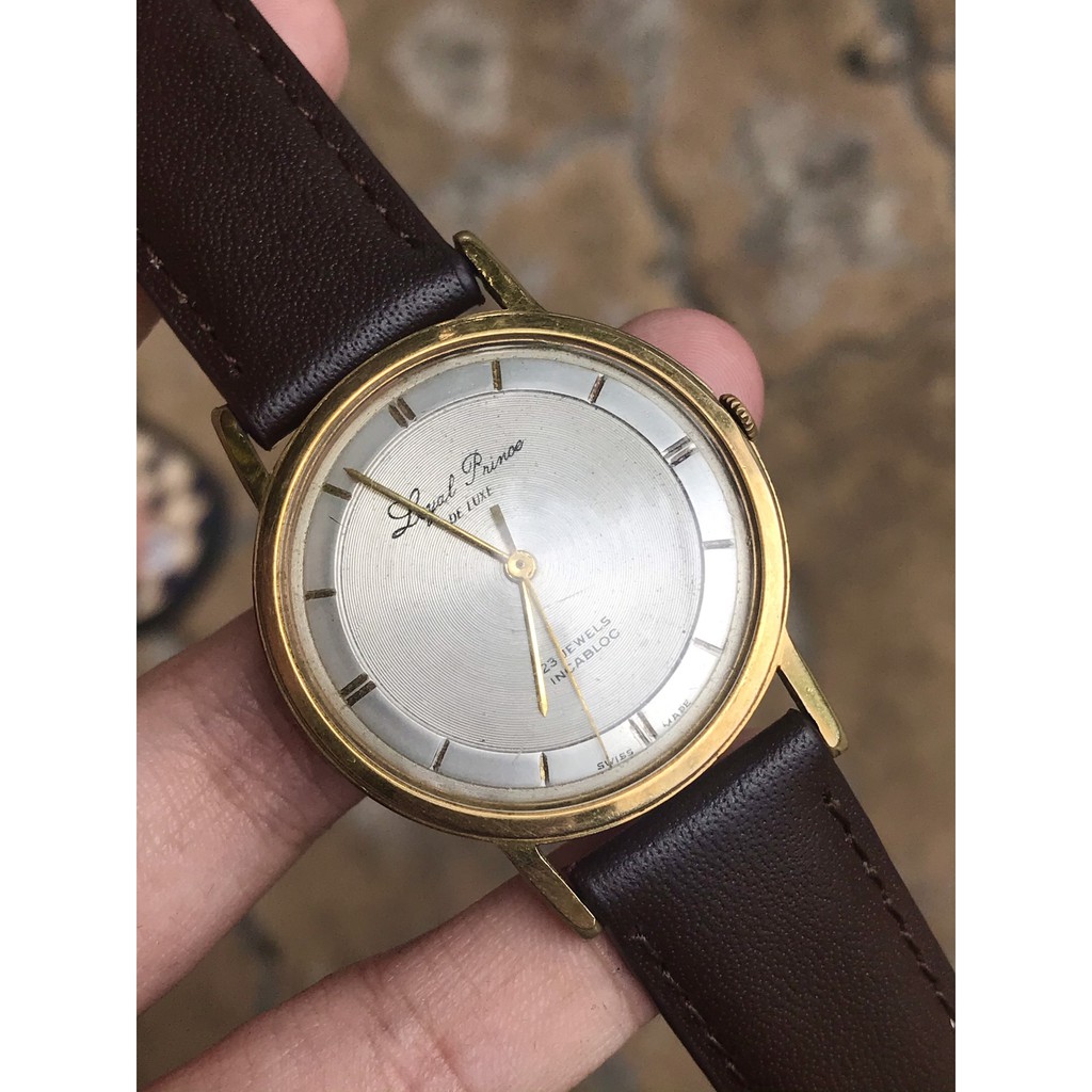 Đồng hồ nam LOYAL PRINCE DELUXE , cơ lên cót tay, 23Jewels, THỤY SỸ - CHÍNH HÃNG