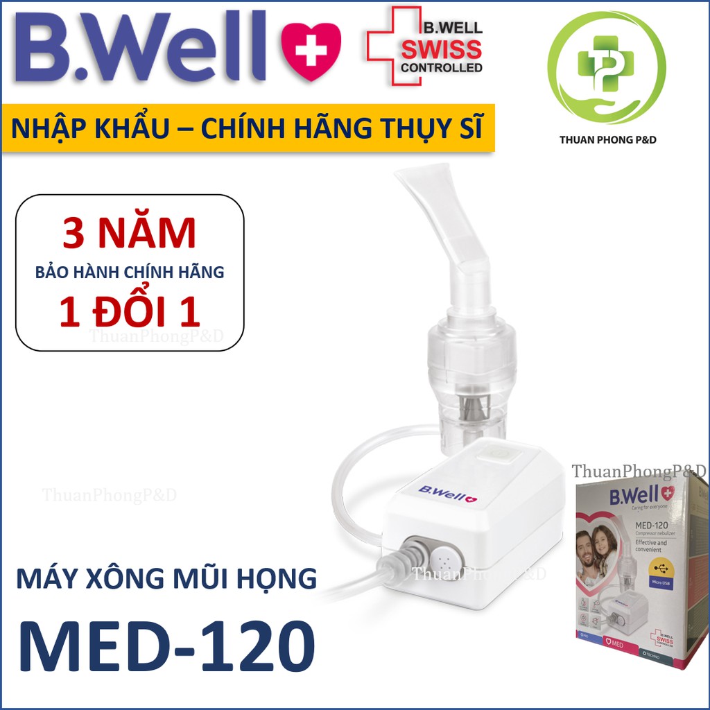 [NHẬP KHẨU CHÍNH HÃNG] Máy xông mũi họng Bwell MED-120