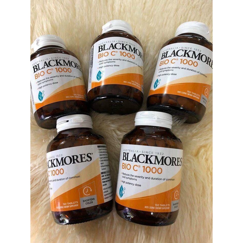 Mẫu Mới Vitamin C Bio C Blackmores 1000mg 150 Vien Uc Tại Ha Nội