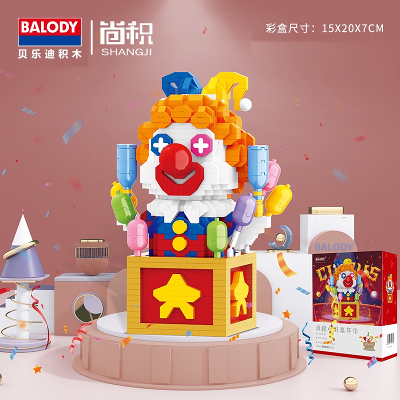 Khối Đồ Chơi Lắp Ráp Chú Hề 18428-18435 Series Sáng Tạo