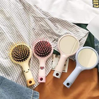 Lược massage kèm gương hàng cao cấp loại 1