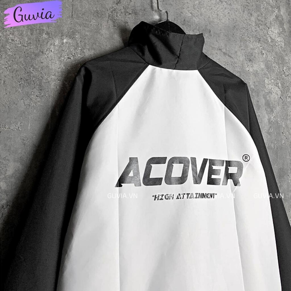 Áo Khoác Bomber Dù ACOVER Nam Nữ Ulzzang Unisex Kiểu Form Rộng 2 Lớp Jacket GUVIA