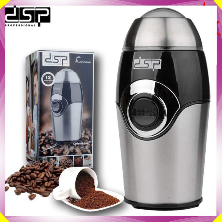 Máy xay cà phê và các loại hạt thương hiệu cao cấp DSP KA3001 - Công suất: 200W - Hàng Nhập Khẩu Chính Hãng