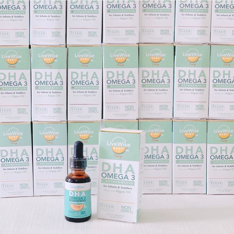 Chuẩn air- Siro bổ sung DHA ogranic LiveWise cho bé từ sơ sinh