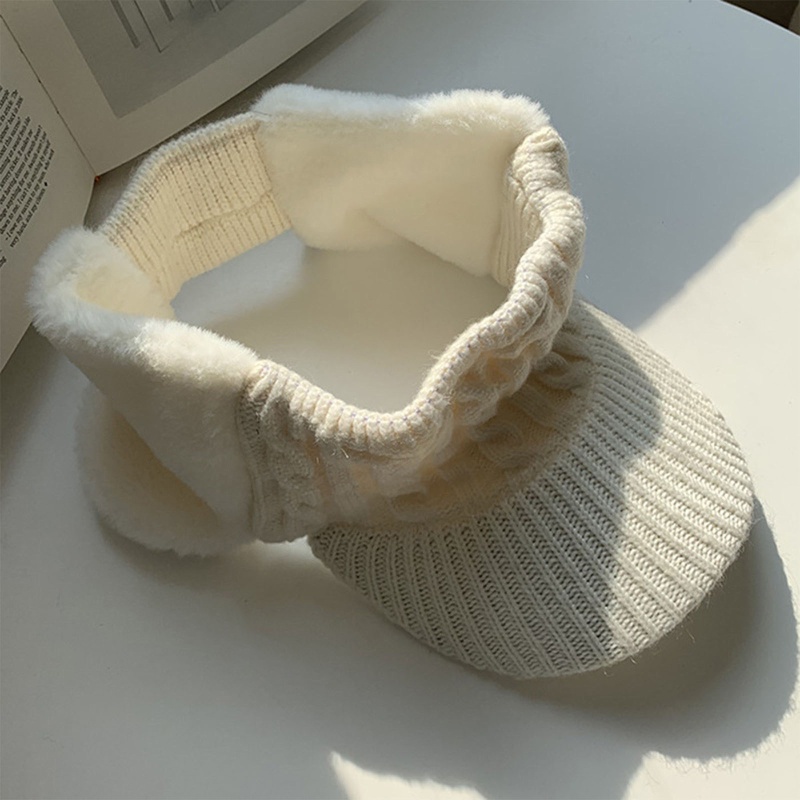 Mũ Lưỡi Trai Dệt Kim Hở Chóp Bảo Vệ Tai Thích Hợp Cho Các Hoạt Động Ngoài Trời