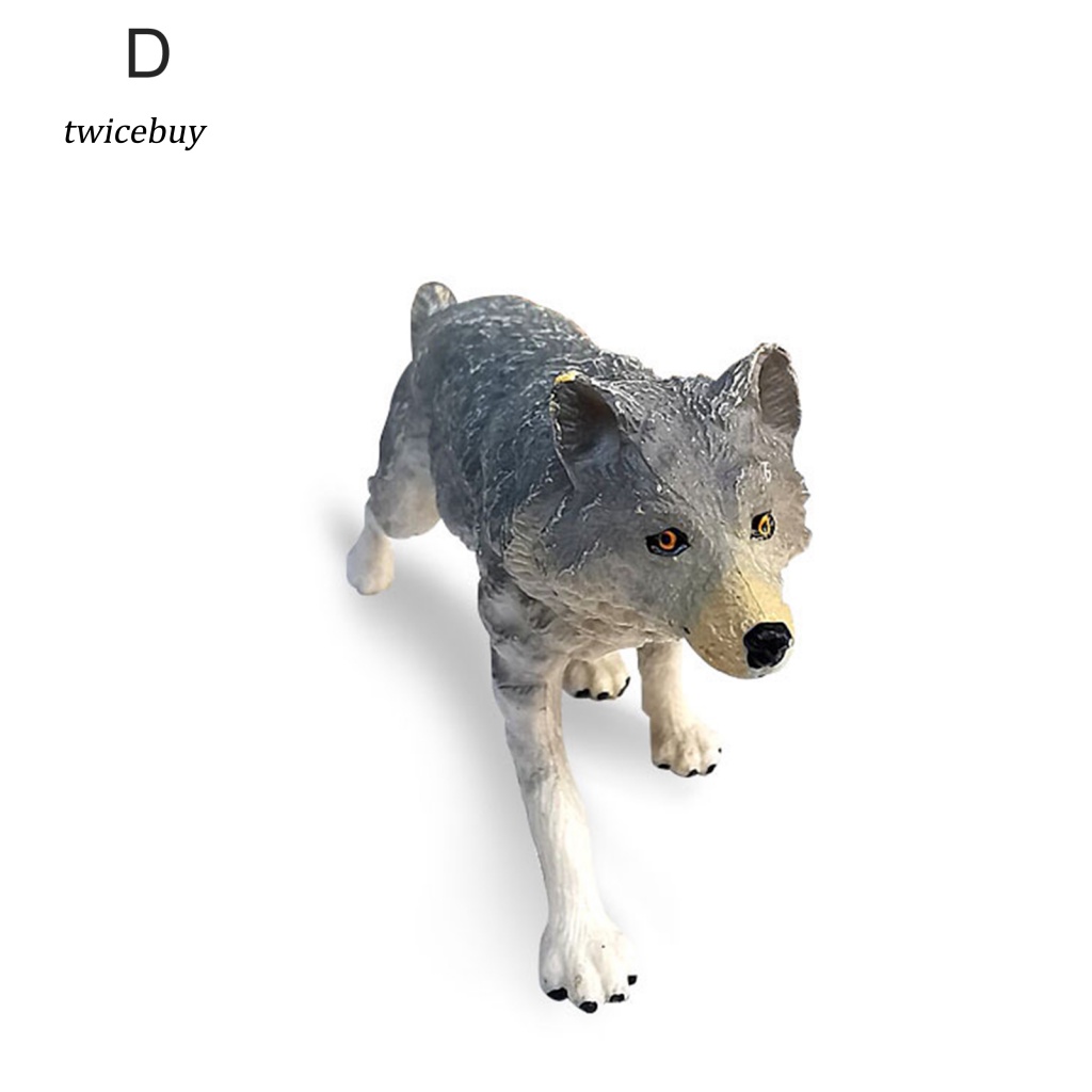 Mô Hình Tượng Chó Sói Siberian Hoạt Hình Nhiều Tư Thế Khác Nhau Trang Trí Nhà Cửa
