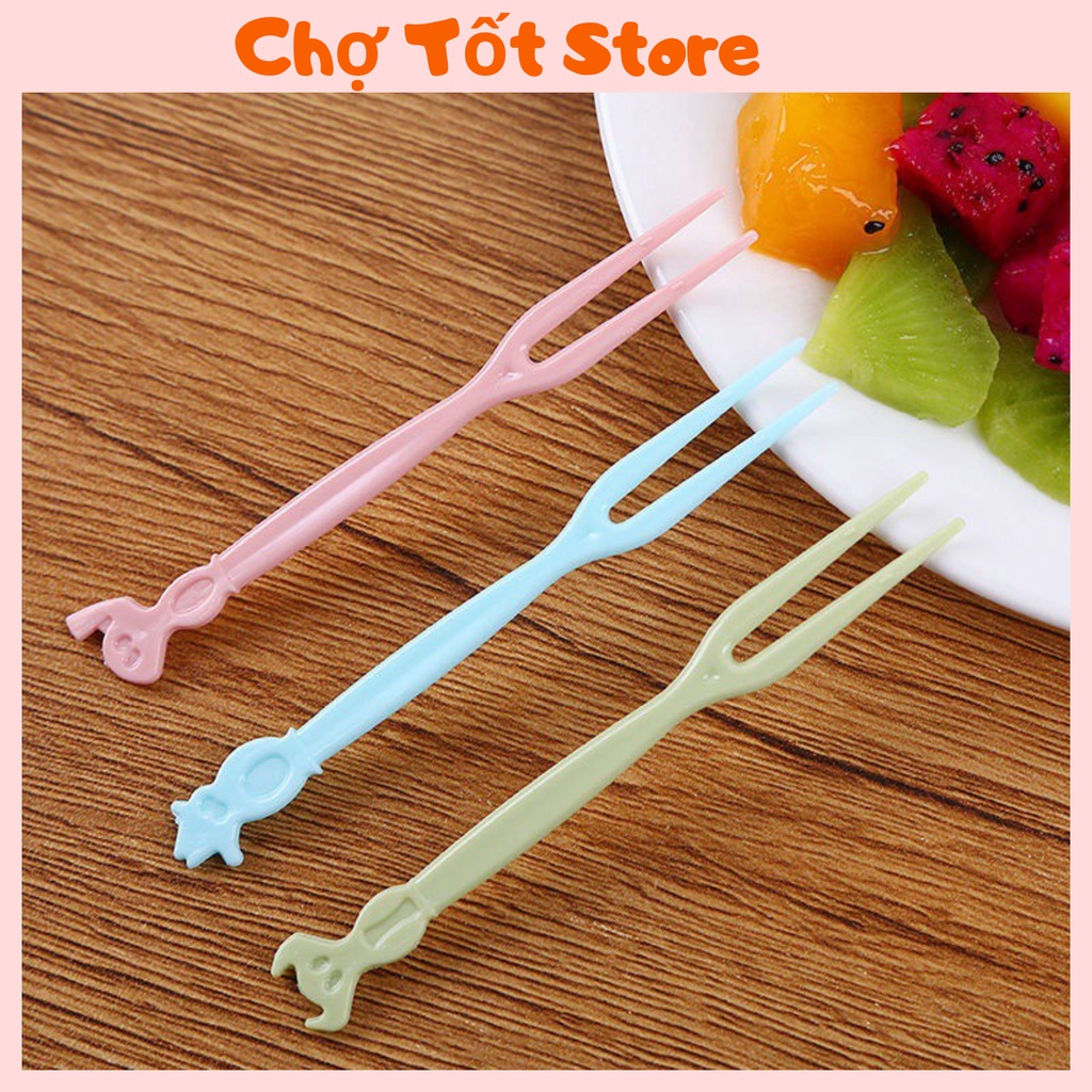 Set 50 Chiếc Dĩa Cắm Thức Ăn, Hoa Quả Hót Hít Siêu Dễ Thương , Dĩa Nhựa Xiên Hoa Quả Tiện Ích 88272 Chợ Tốt Store