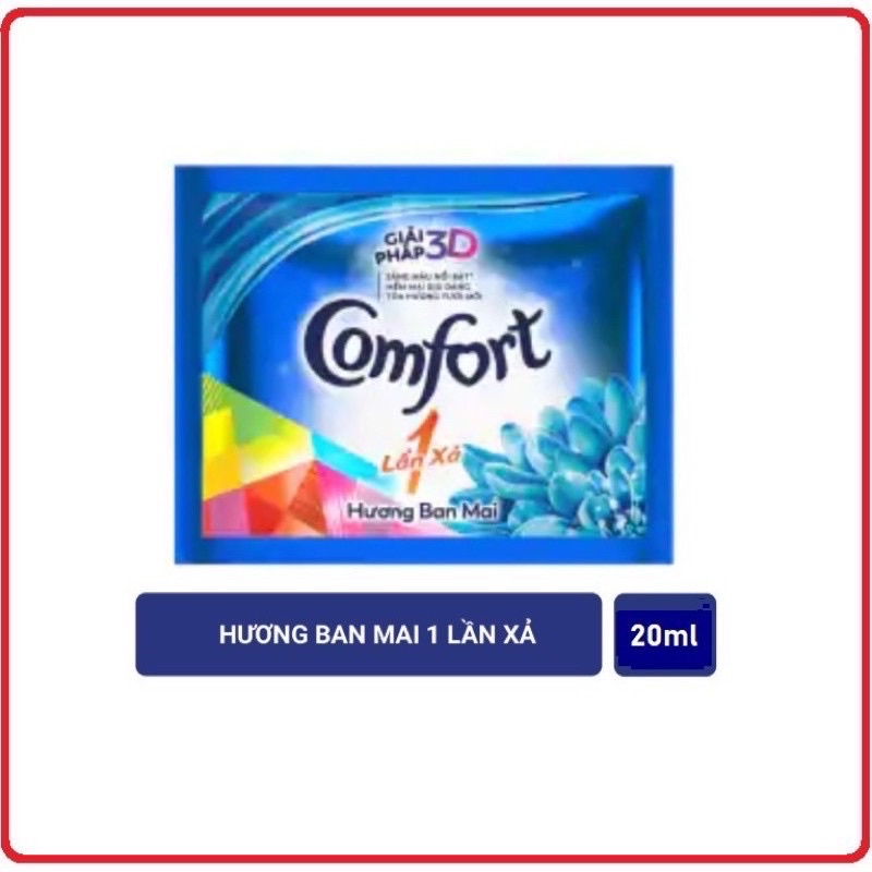 Nước xả vải Comfort cho da nhạy cảm dây 10 gói × 20 ml