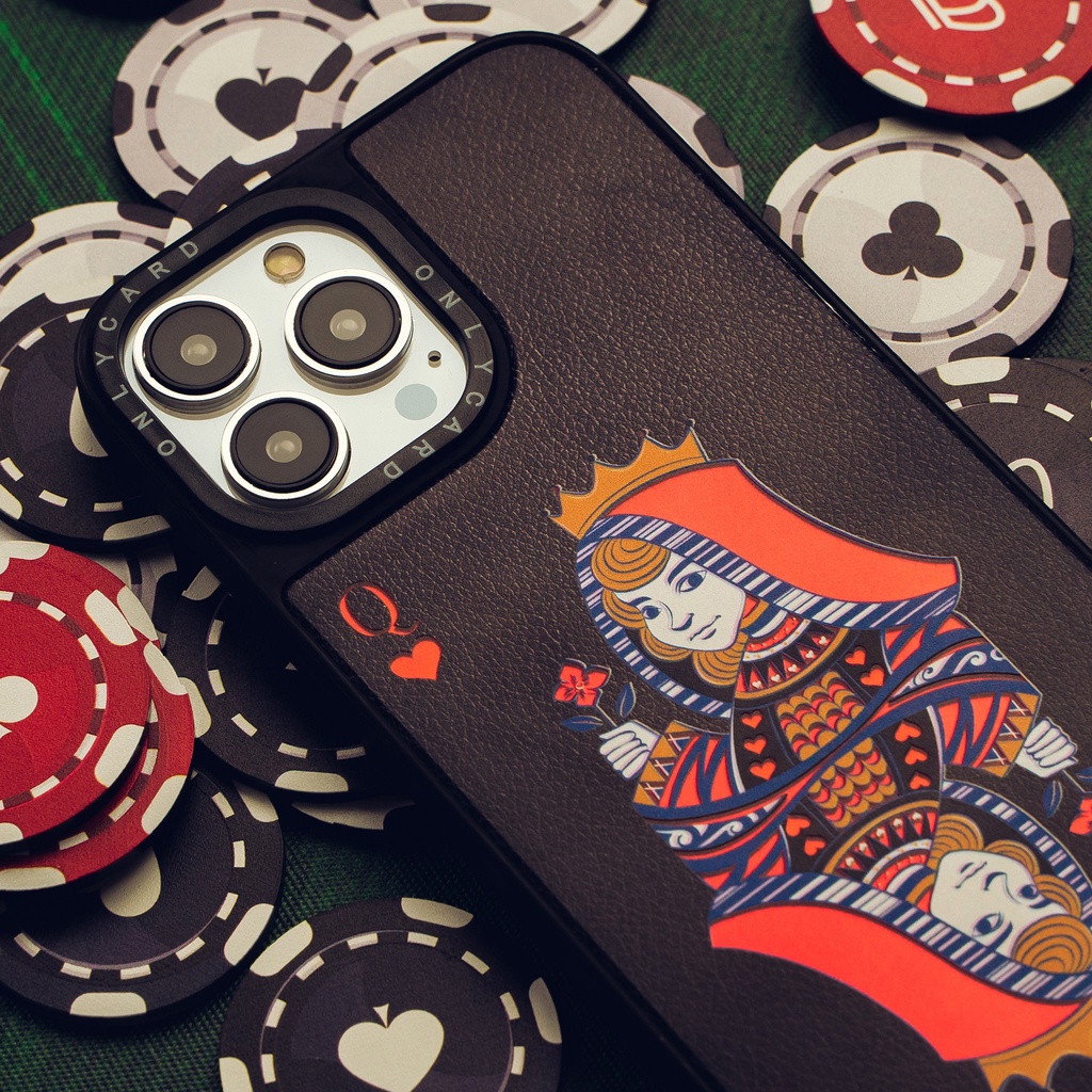 Ốp lưng thông minh ONLYCASE_POKER Q_16/Dành cho các dòng IPhone 7/7plus/8/8plus/x/xr/xs/11/12/13/pro/promax