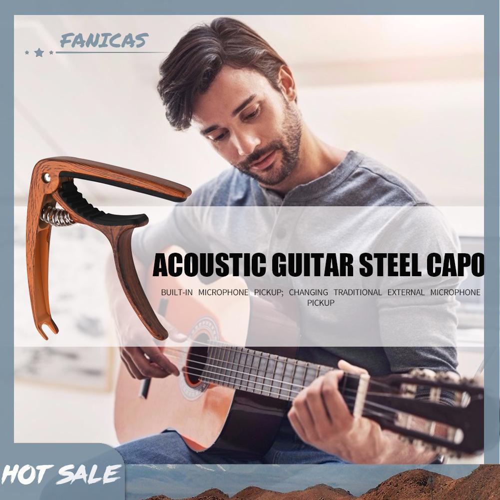 Kẹp Capo Bằng Gỗ Cho Đàn Guitar