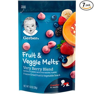 Sữa chua khô Gerber vị Very Berry Blend 28g date 2022