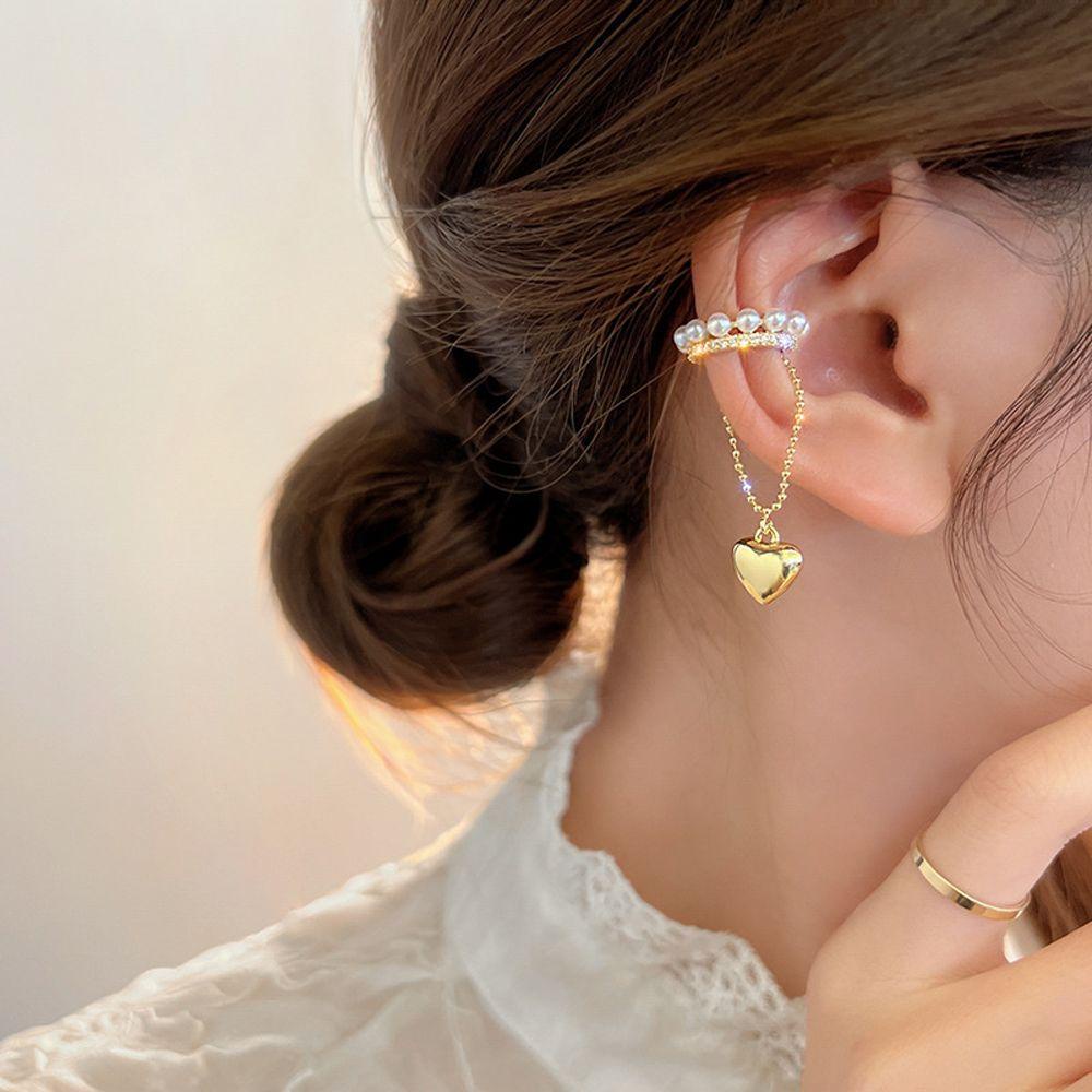 Khuyên Kẹp Vành Tai Hình Trái Tim Xinh Xắn Cho Nữ MXMUSTY