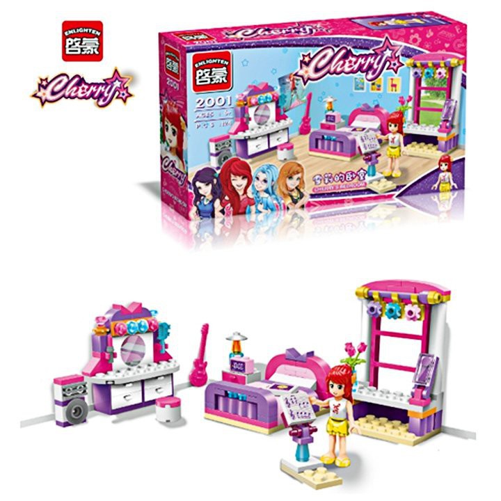 Phòng Của Cherry 124 Chi Tiết Friends Lego Enlighten Qman Đồ Chơi Xếp Hình Lắp Ráp