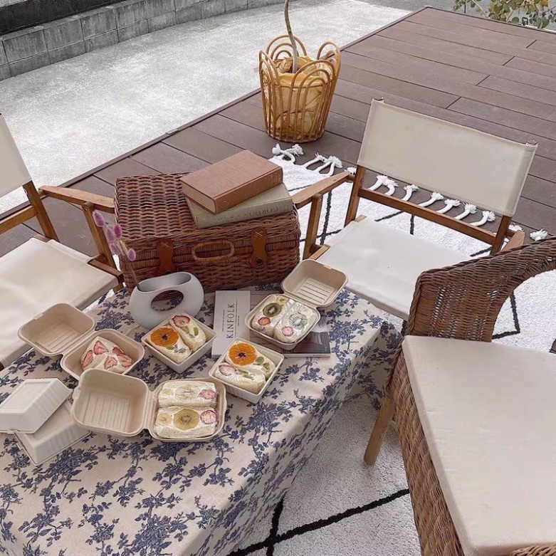 Thảm picnic, khăn trải bàn hoa văn vintage -Bobia.decor | BigBuy360 - bigbuy360.vn