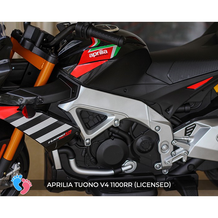 Mô tô điện Licensed APRILIA TUONO cho bé BABY PLAZA V4 1100RR