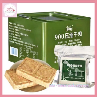 Lương khô 900 ba sao hộp sắt 4kg - Hàng chính hãng