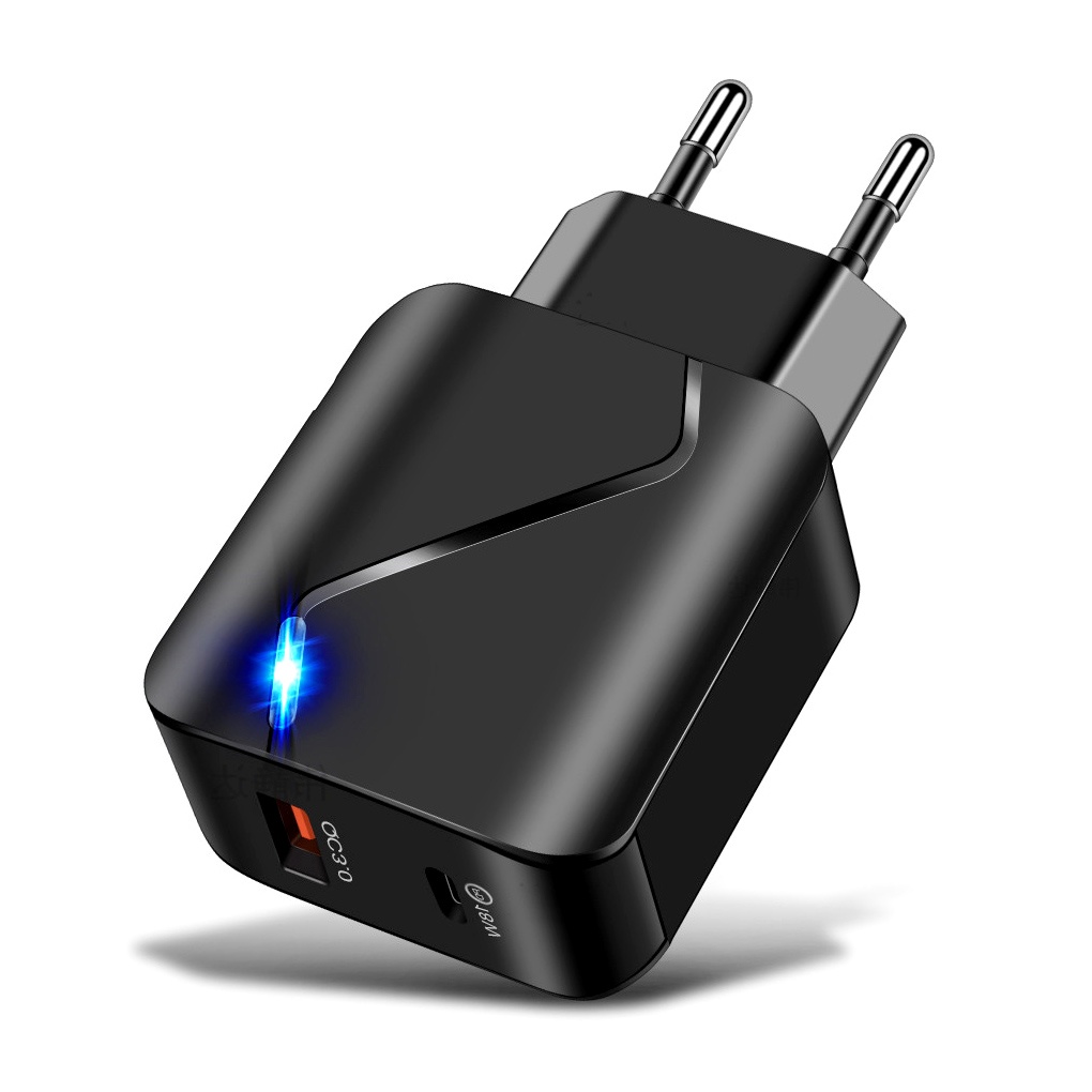 Đầu sạc DT PD18W QC3 0 Đầu sạc nhanh USB Đầu cắm sạc di động bằng nhựa