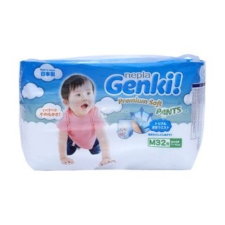 Bỉm Genki Premium Soft dạng quần cỡ M32