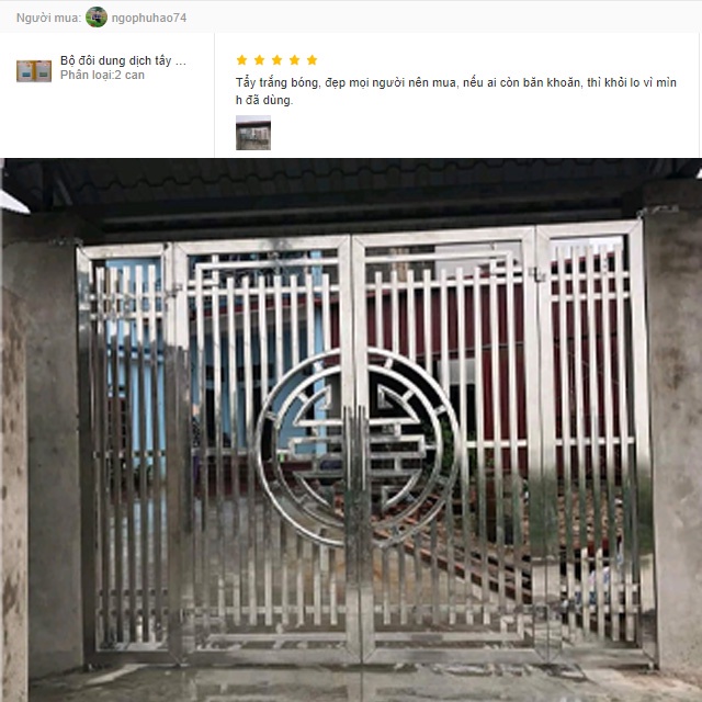 Máy tẩy bóng mối hàn inox cường độ 60A