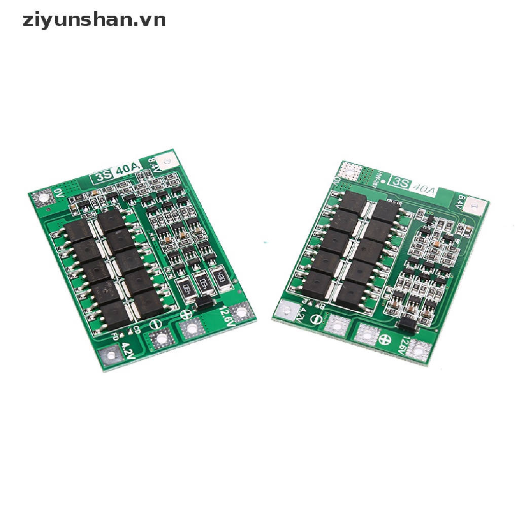 Bảng Mạch Sạc Pin Lithium 18650 3S 40A Li-ion Chuyên Dụng Cho Động Cơ Máy Khoan