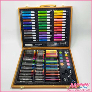 Hộp Bút Màu 150 Chi Tiết Cho Bé, Bộ Màu Vẽ Đa Năng 150 Món Giá Rẻ Cho Bé