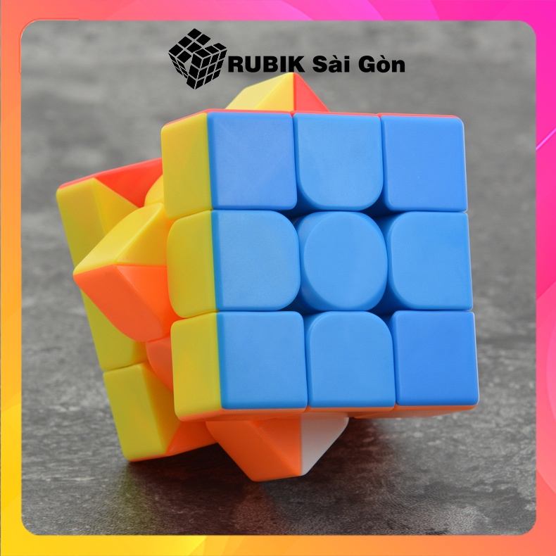 Rubik 3x3 Dễ Chơi Cho Người Mới Moyu Meilong 3 Rubic Stickerless Xoay Trơn Mượt Đẹp Mắt Giá Rẻ