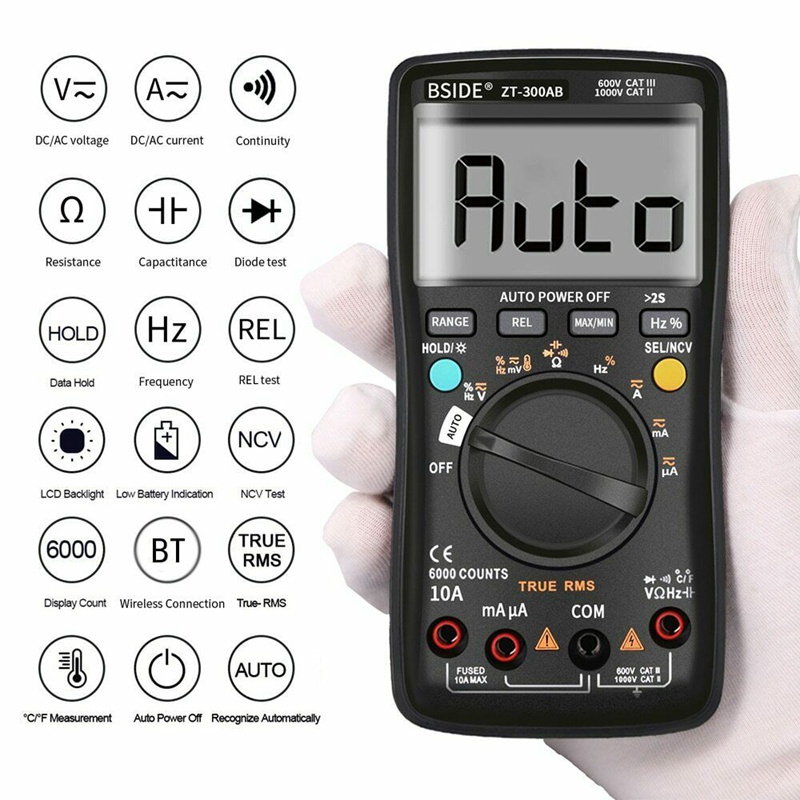 Đồng hồ vạn năng Bside zt-300ab chuyên dụng kiểm tra kèm phụ kiện
