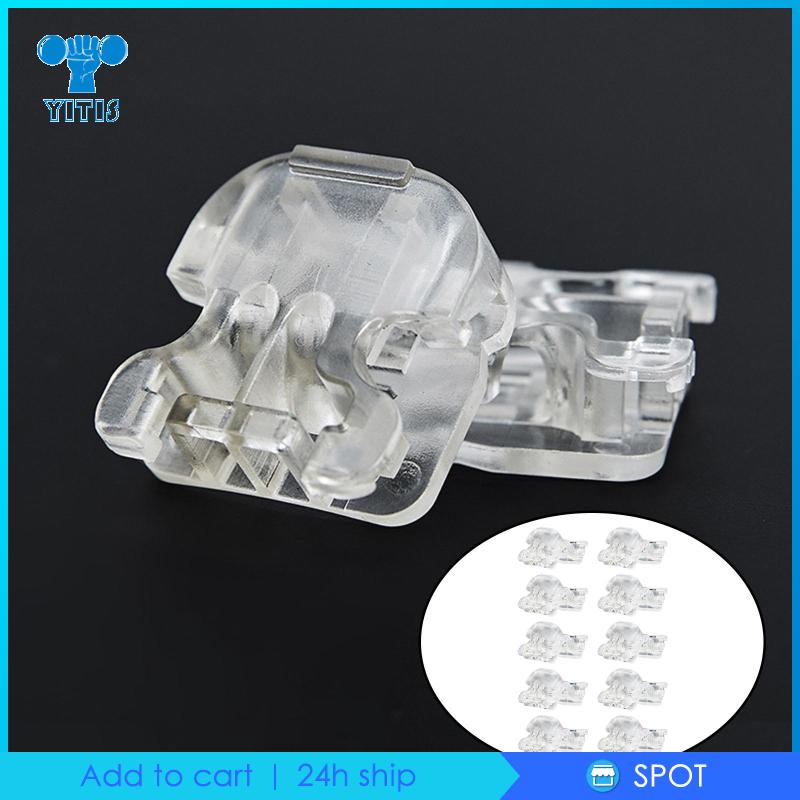 Set 20 Đầu Khóa Dây Giày Co Giãn Bằng Nhựa Tiện Dụng Khi Đi Cắm Trại