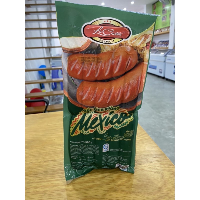 XÚC XÍCH ĐỨC MEXICO 500g ( 10 cây )