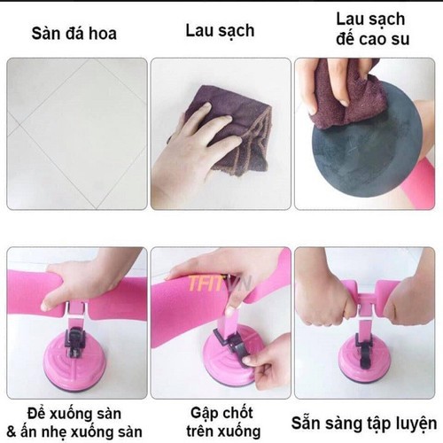 Dụng Cụ Tập Cơ Bụng Hút Chân Không Chữ T