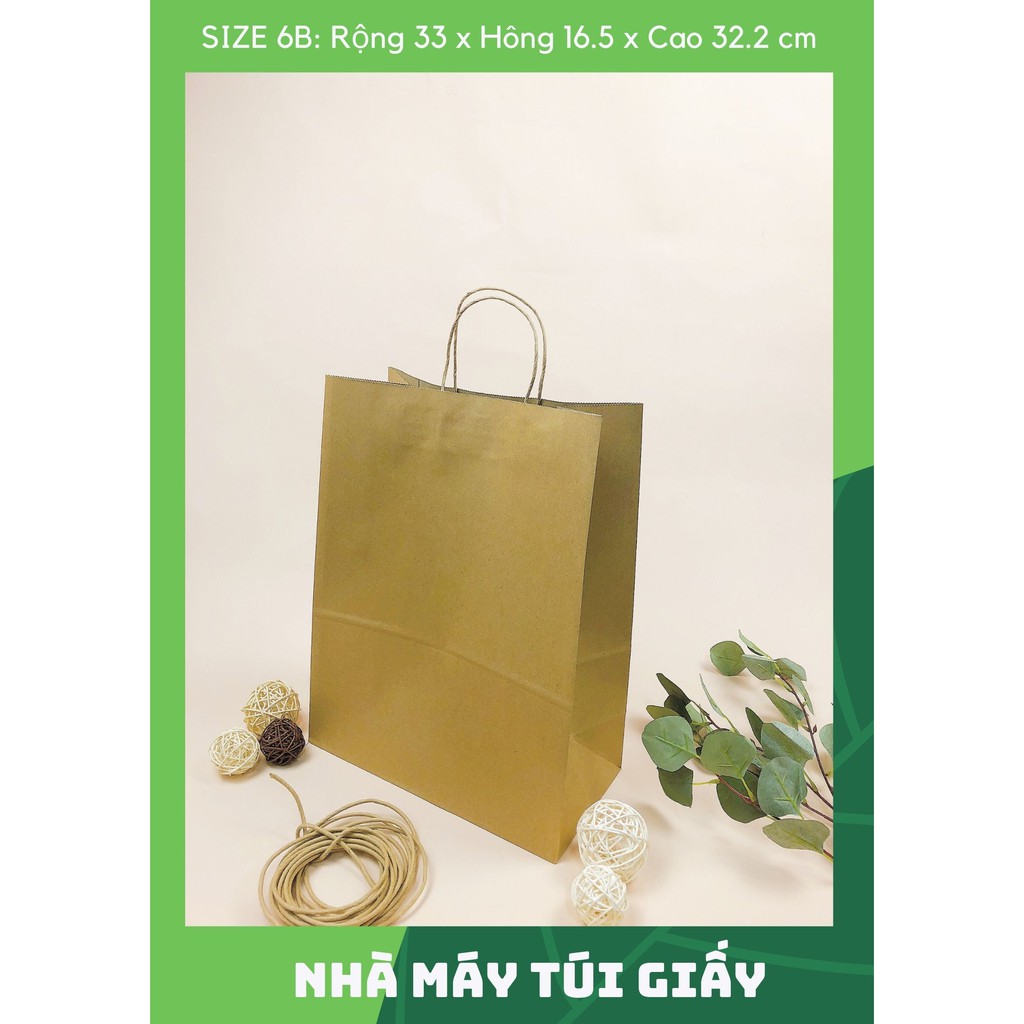 10 chiếc túi xi măng có quai Size 6B: 33x16.5x32.2 cm đựng hàng 6-7kg (Ảnh thật và video)